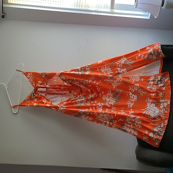 Womens Summer Sexy Sling Dress Hollow Cut Out Belly Slit Beach Casual Dress 2X - Picture 7 of 13